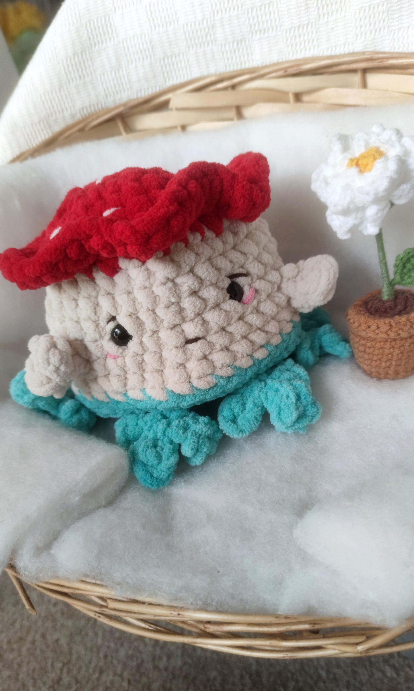 Reversible frog/mushroom
