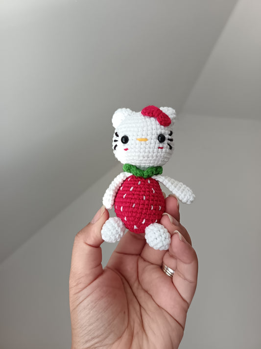 Emotional support strawberry kitten